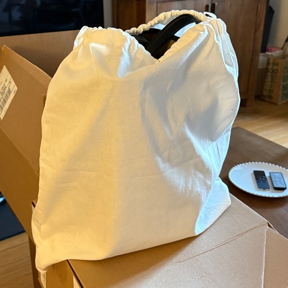 The Row Black Leather / Park Tote Bag / Large - Picture 3 of 9